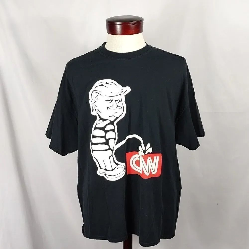 Trump CNN Men's Tee - Picture 5 of 5